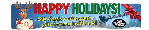 Reindeer Holiday Gate Sign